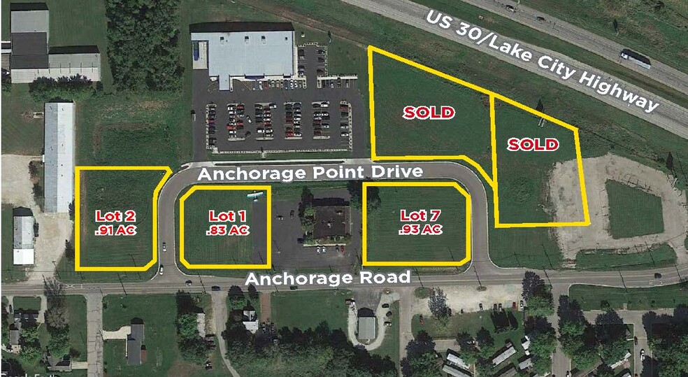 US 30 & Anchorage Rd, Warsaw, IN for sale - Building Photo - Image 1 of 1