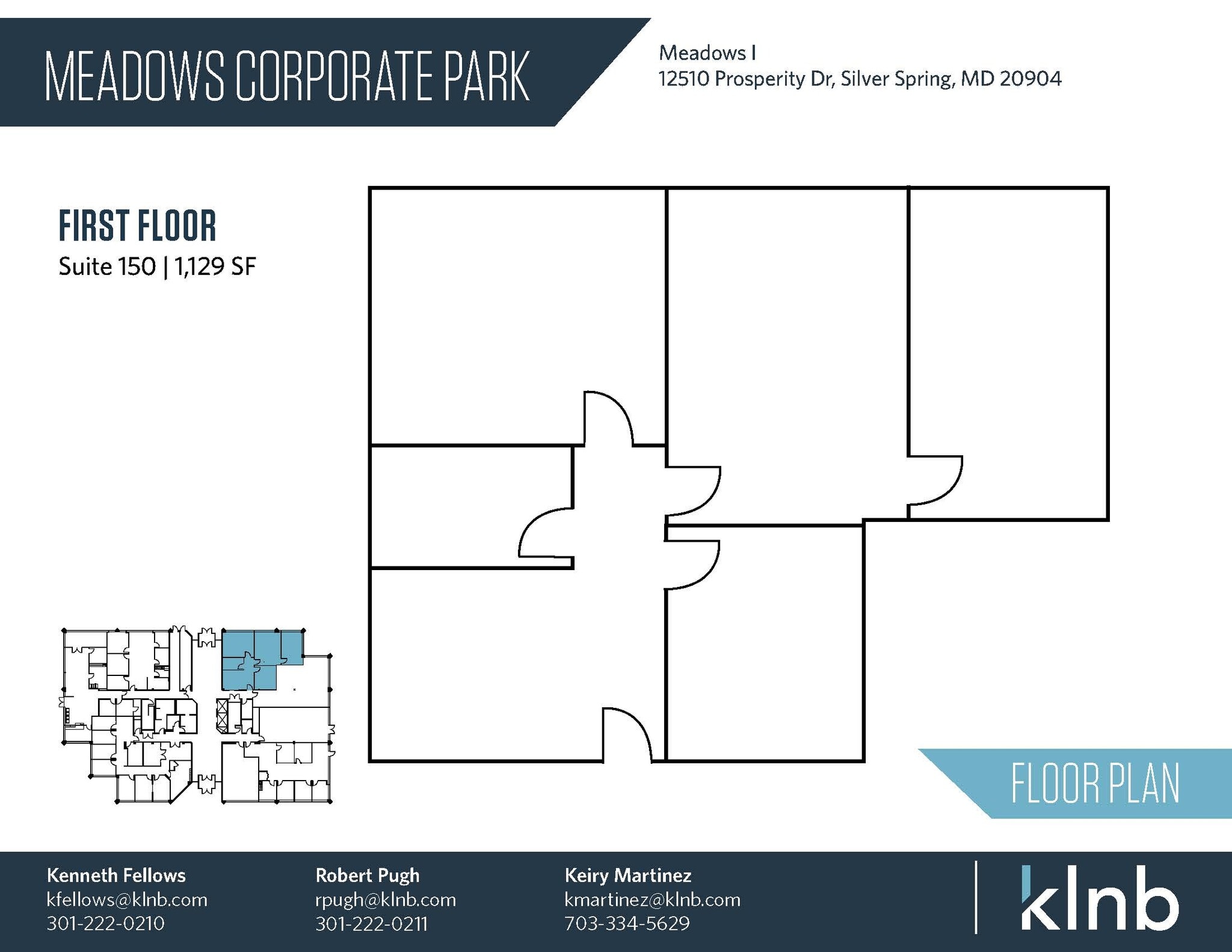 12510 Prosperity Dr, Silver Spring, MD for lease Floor Plan- Image 1 of 1