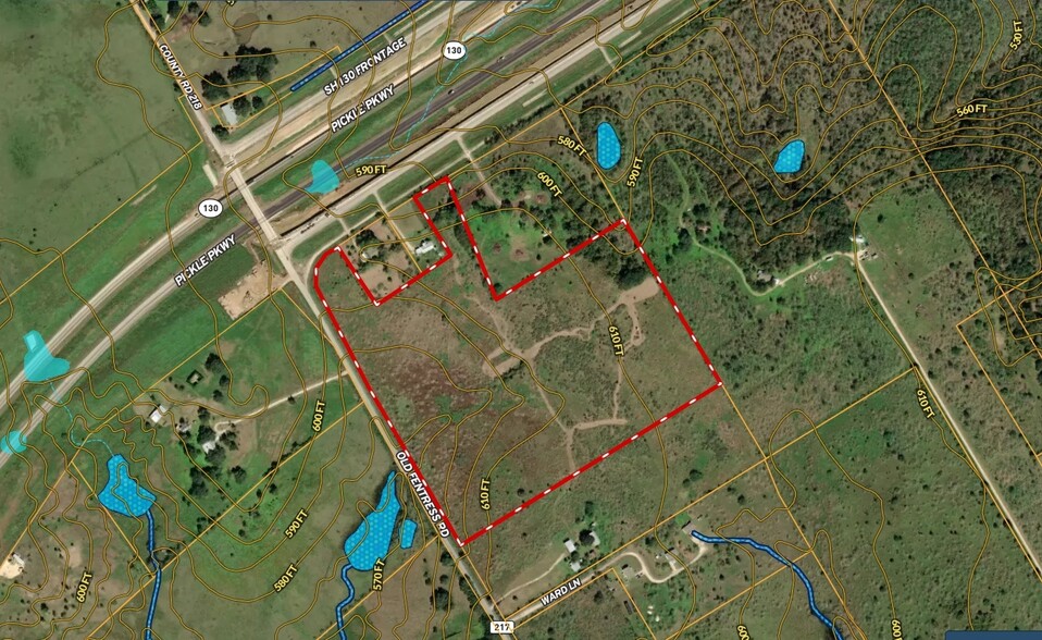 2219 Old Fentress Rd, Lockhart, TX for sale - Plat Map - Image 1 of 1