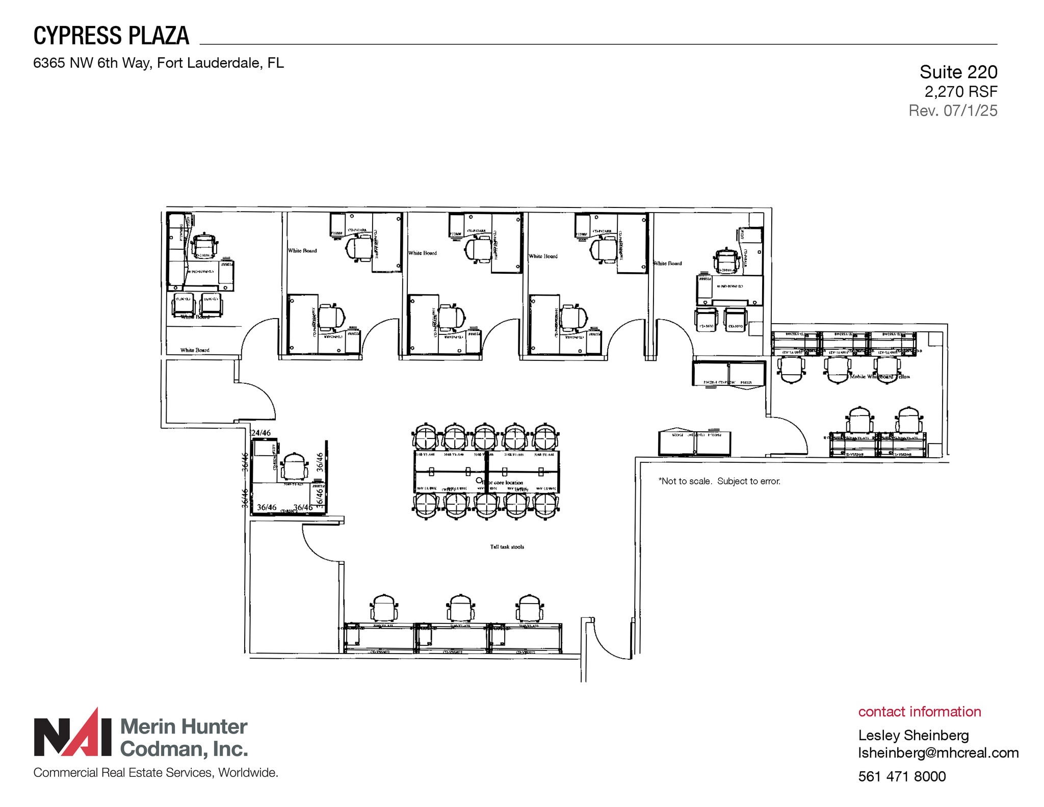 6365 NW 6th Way, Fort Lauderdale, FL for lease Floor Plan- Image 1 of 1