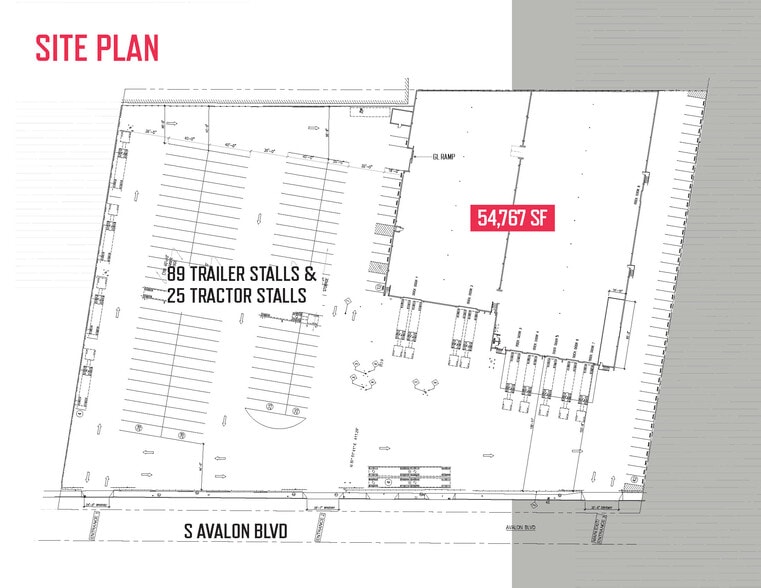 16224 & 16240 S. Avalon Blvd., Carson, CA for lease - Site Plan - Image 2 of 5