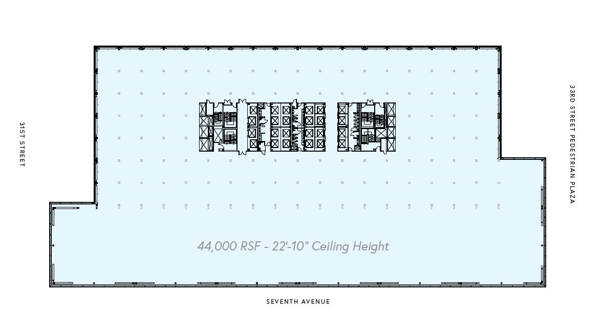 PENN 2, New York, NY for lease Floor Plan- Image 1 of 1