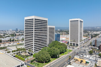 11100 Santa Monica Blvd, Los Angeles, CA - aerial  map view