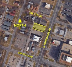 711 SW Topeka Blvd, Topeka, KS - aerial  map view