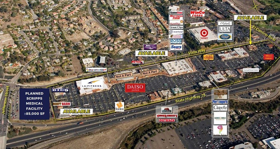 2217 2739 Vista Way Oceanside Ca 92054 Retail Space For Lease