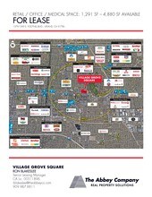 1379-1399 W Foothill Blvd, Upland, CA - aerial  map view