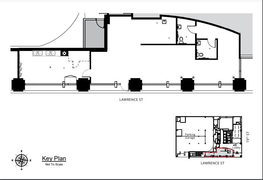 1875 Lawrence St, Denver, CO for lease Floor Plan- Image 1 of 1