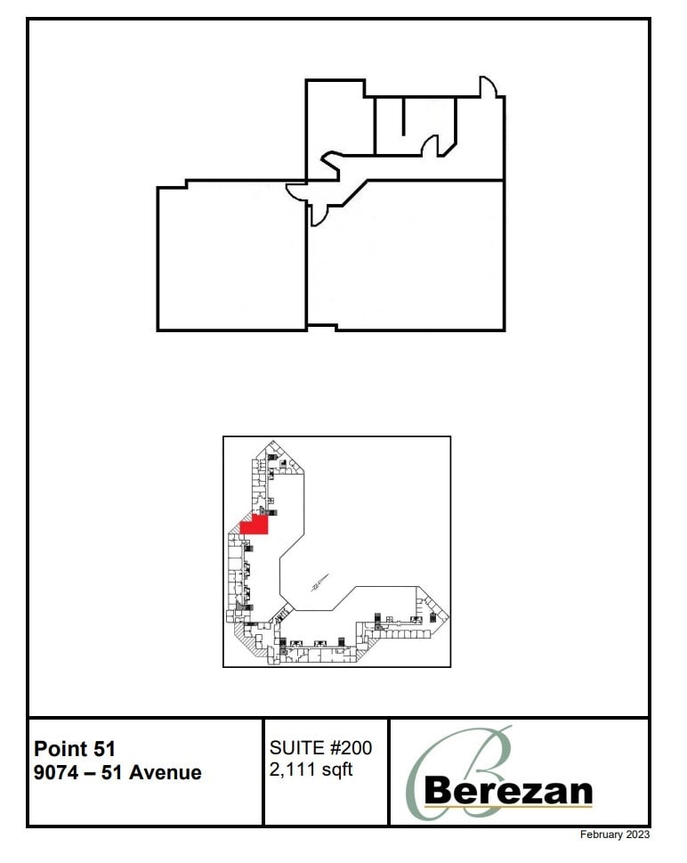 9004-9090 51st Ave NW, Edmonton, AB for lease Floor Plan- Image 1 of 1