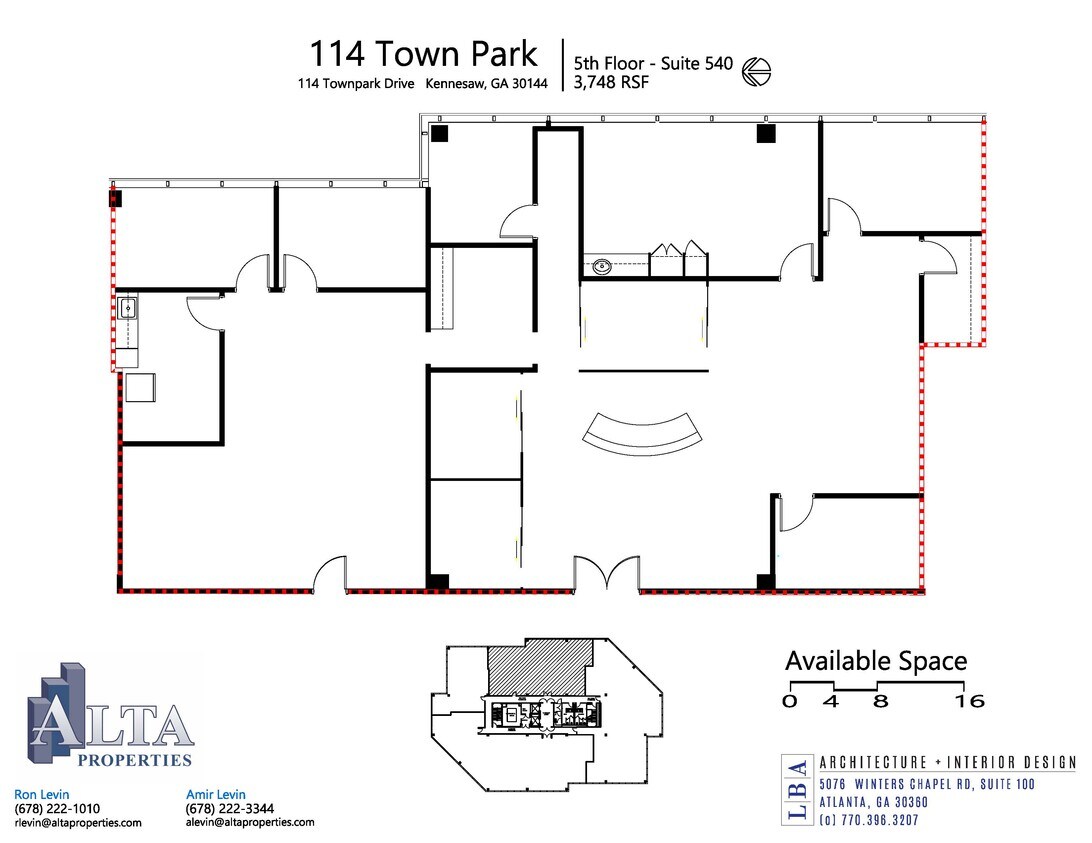 114 Townpark Dr NW, Kennesaw, GA for lease Floor Plan- Image 1 of 2