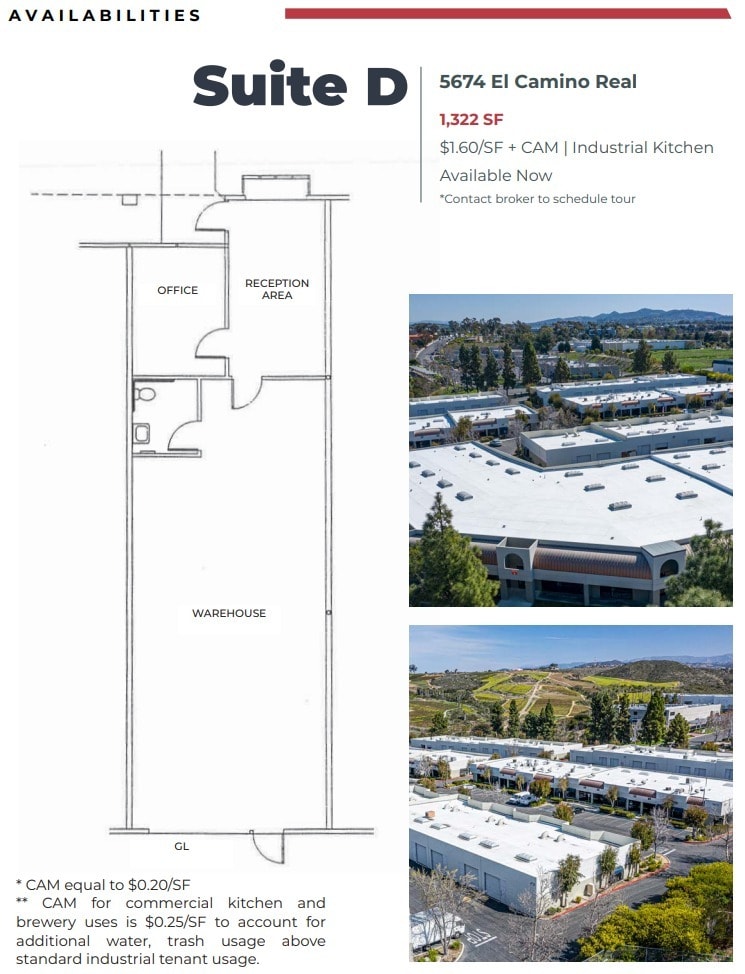 5650 El Camino Real, Carlsbad, CA for lease Floor Plan- Image 1 of 1