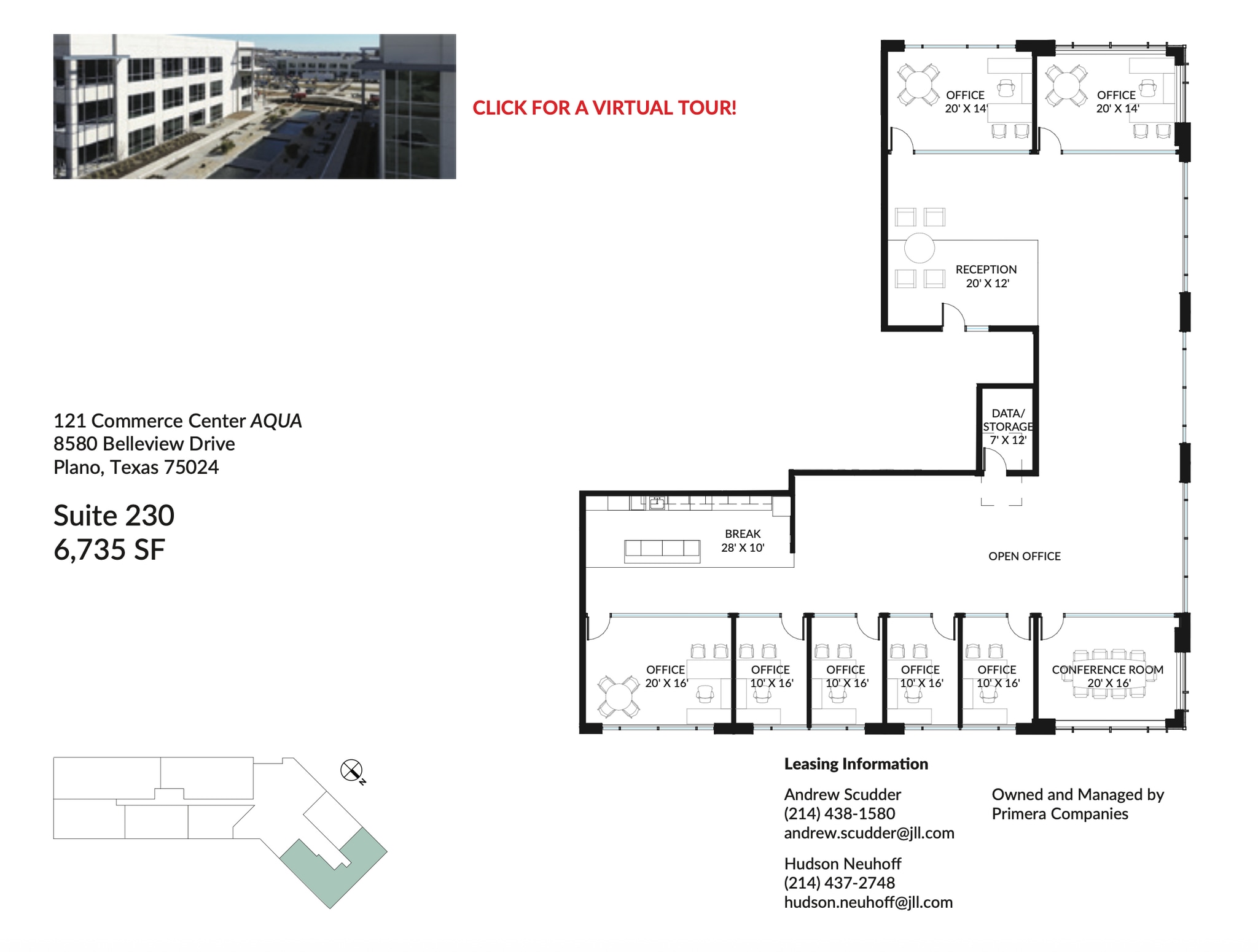 8560 Belleview Dr, Plano, TX for lease Floor Plan- Image 1 of 3