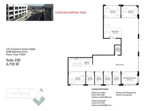 8560 Belleview Dr, Plano, TX for lease Floor Plan- Image 1 of 3