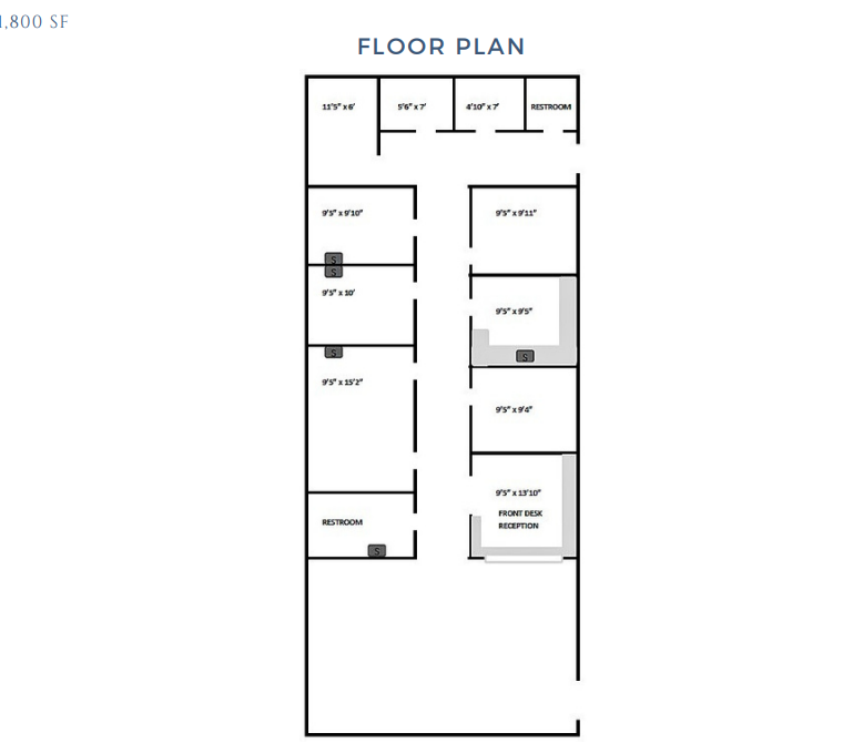 1550 N Mannheim Rd, Stone Park, IL for lease Floor Plan- Image 1 of 1