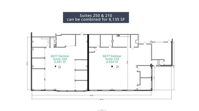 6677-6683 Delmar Blvd, University City, MO for lease Floor Plan- Image 2 of 23