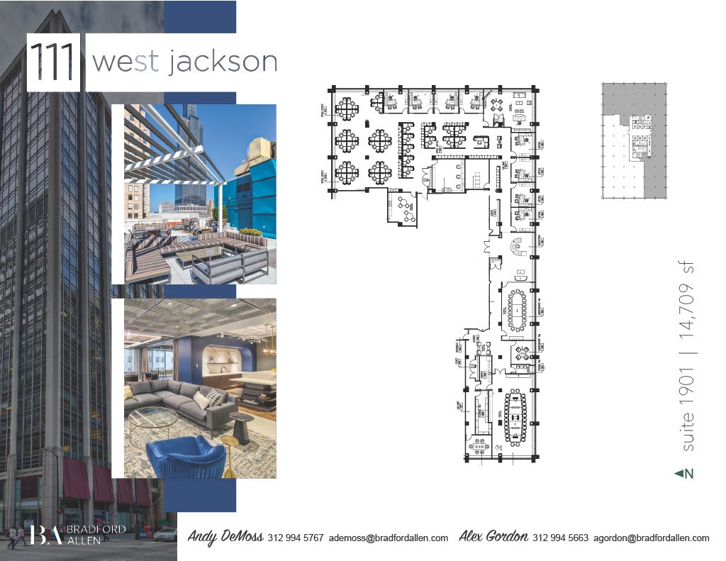 111 W Jackson Blvd, Chicago, IL for lease Floor Plan- Image 1 of 5