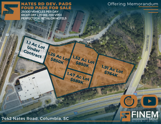 More details for 7442 Nates Rd, Columbia, SC - Land for Sale