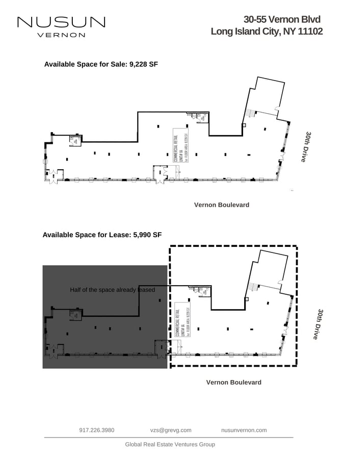 30-55 Vernon Blvd, Long Island City, NY 11102 - Unit 100 -  - Floor Plan - Image 1 of 1