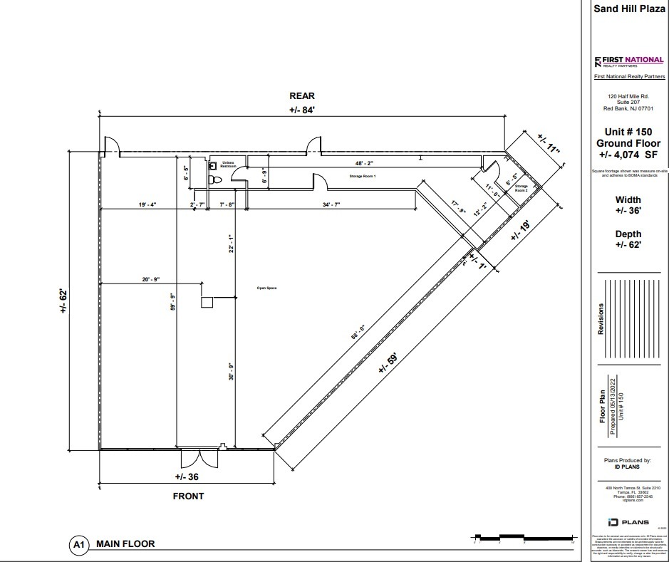 228 S Main St, Newtown, CT for lease Floor Plan- Image 1 of 6