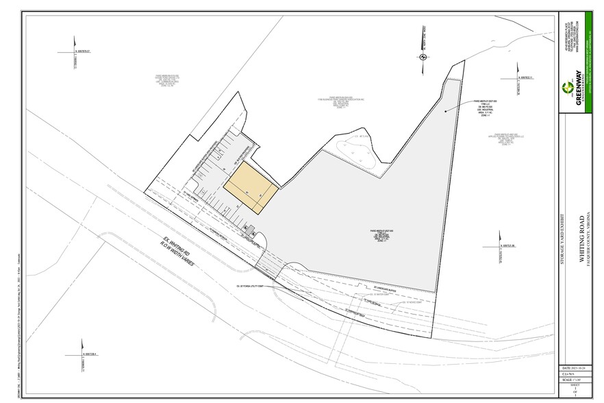 Lot 5 - 17/66 Business park, Marshall, VA for lease - Aerial - Image 3 of 4