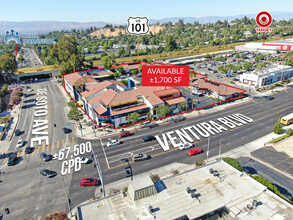 20833-20861 Ventura Blvd, Woodland Hills, CA - aerial  map view - Image1