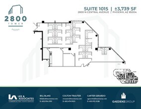 2800 N Central Ave, Phoenix, AZ for lease Floor Plan- Image 1 of 2