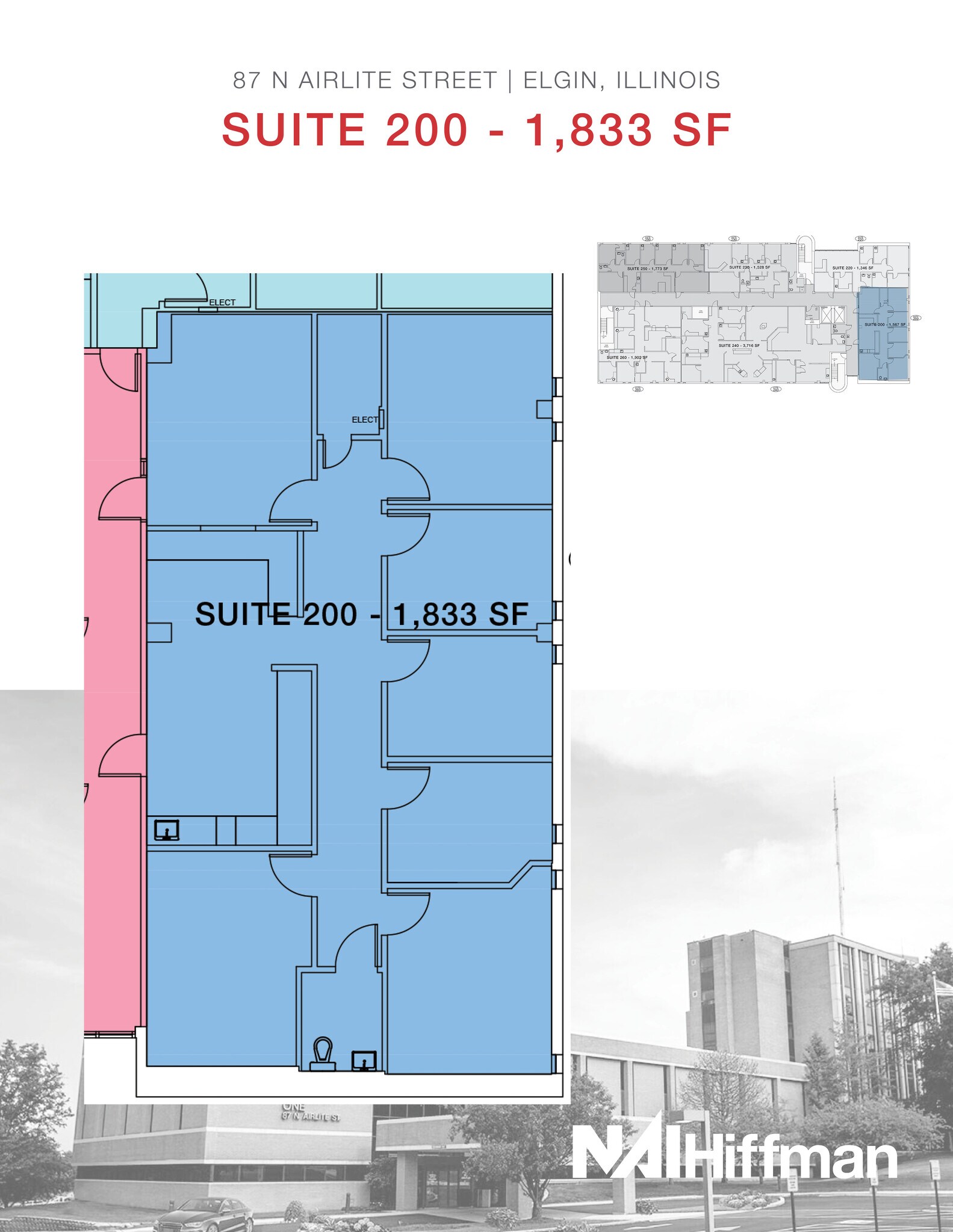87 N Airlite St, Elgin, IL for lease Floor Plan- Image 1 of 1