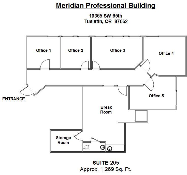 19365 SW 65th Ave, Tualatin, OR for lease Floor Plan- Image 1 of 1