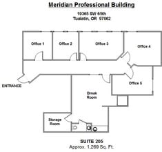 19365 SW 65th Ave, Tualatin, OR for lease Floor Plan- Image 1 of 1