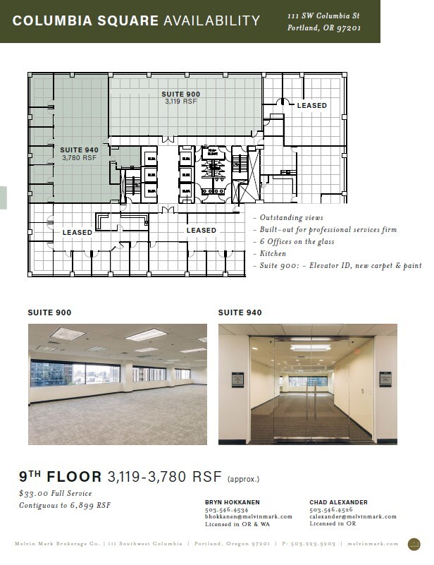 111 SW Columbia St, Portland, OR for lease Floor Plan- Image 1 of 5