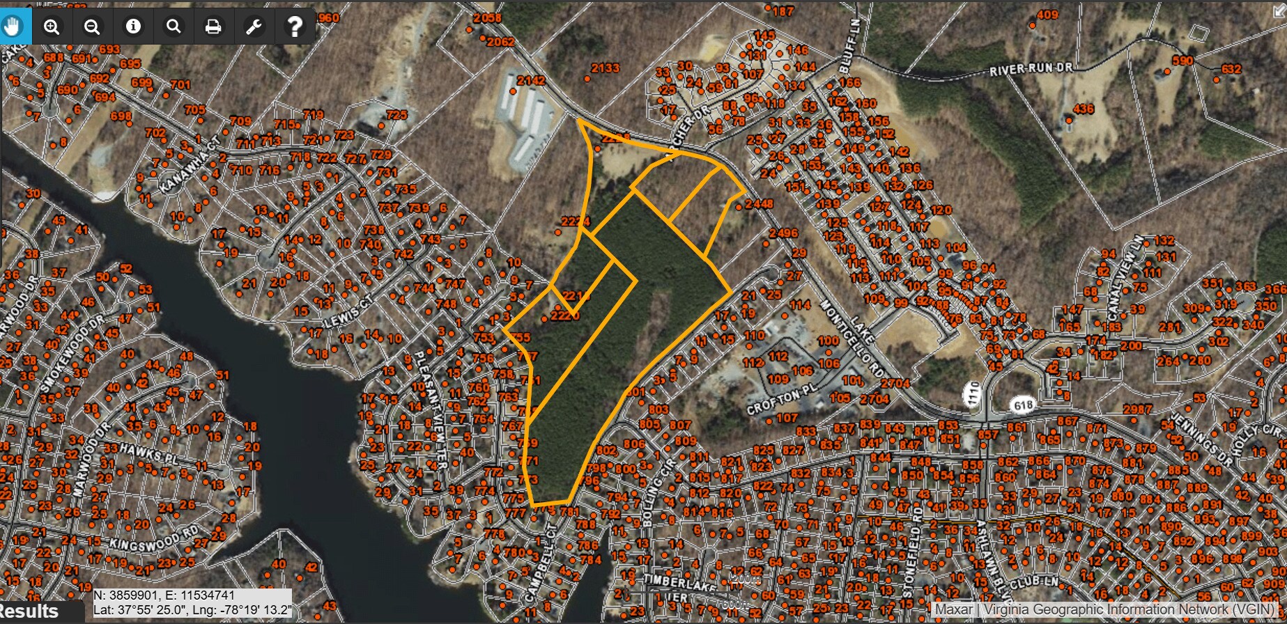 2448 Lake Monticello Rd, Palmyra, VA for sale Aerial- Image 1 of 1