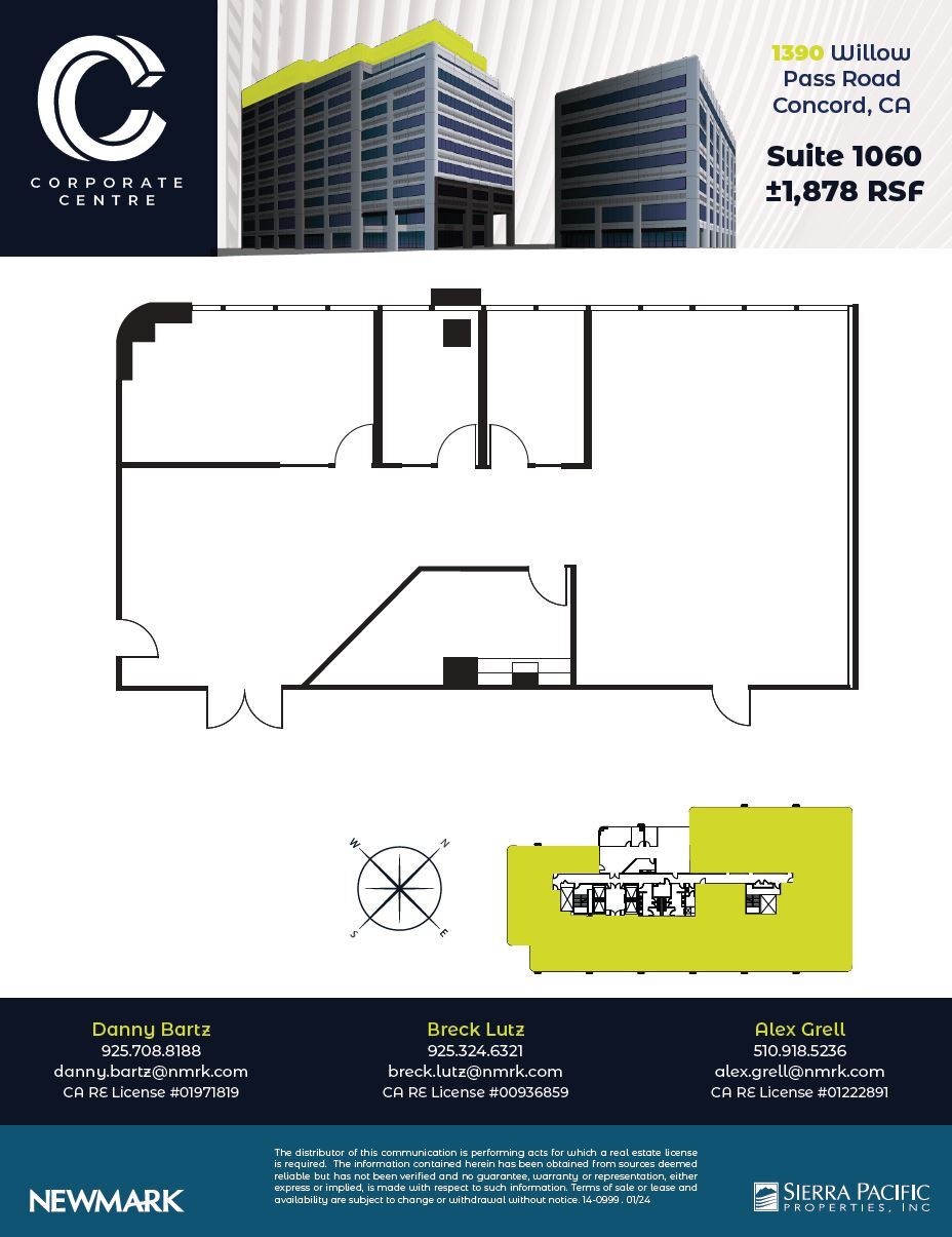 1390 Willow Pass Rd, Concord, CA for lease Floor Plan- Image 1 of 1