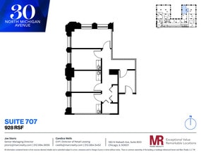 30 N Michigan Ave, Chicago, IL for lease Floor Plan- Image 1 of 1