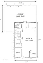 1030 Commercial St, San Jose, CA for lease Floor Plan- Image 1 of 1