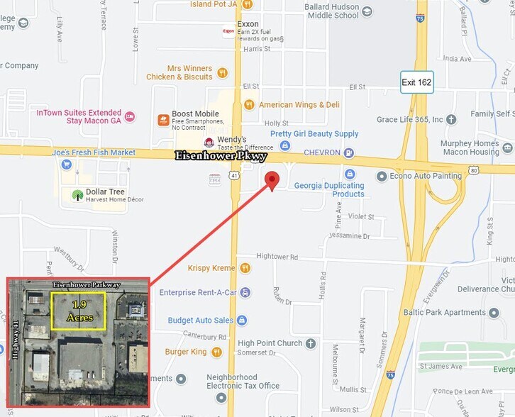 1250 Eisenhower Pky, Macon-Bibb, GA for sale - Building Photo - Image 1 of 1