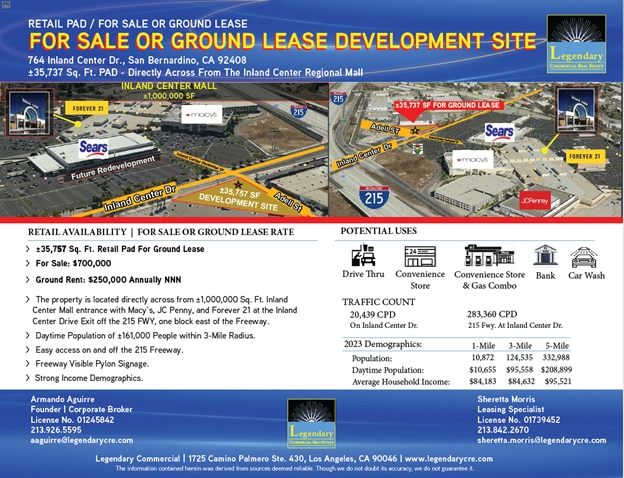 764 Inland Center Dr, San Bernardino, CA for lease - Building Photo - Image 2 of 7