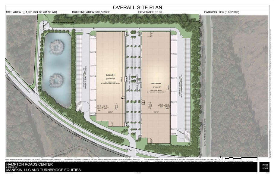 1012 North Campus Pky, Hampton, VA for lease - Site Plan - Image 2 of 2