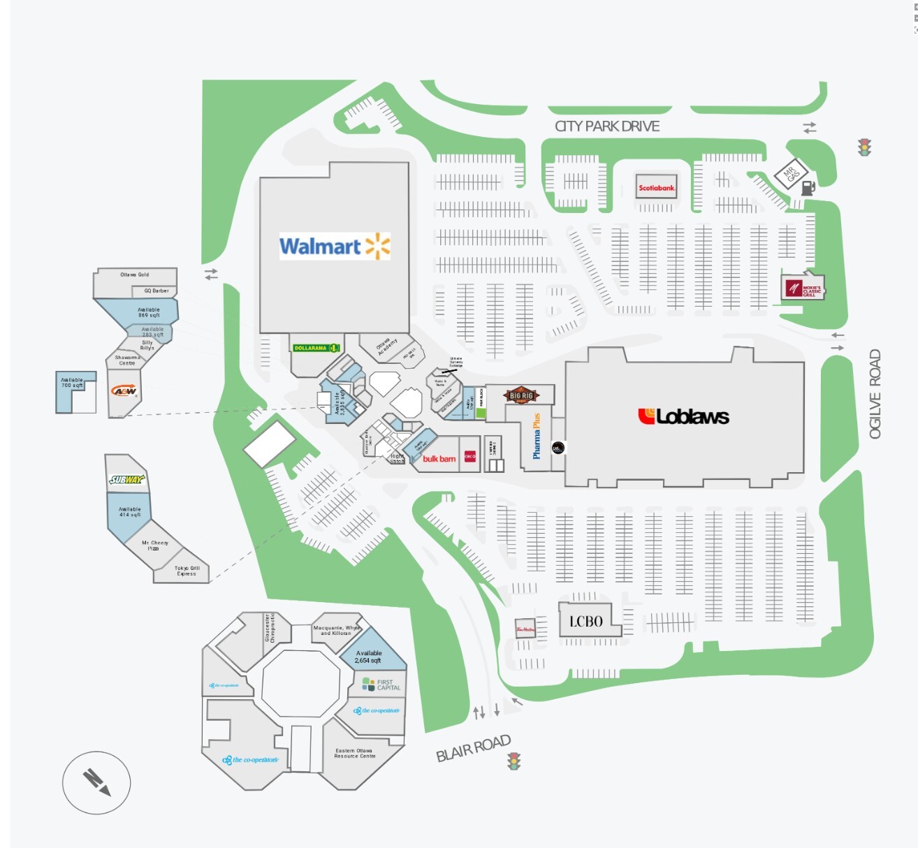 1980 Ogilvie Rd, Ottawa, ON for lease Site Plan- Image 1 of 1