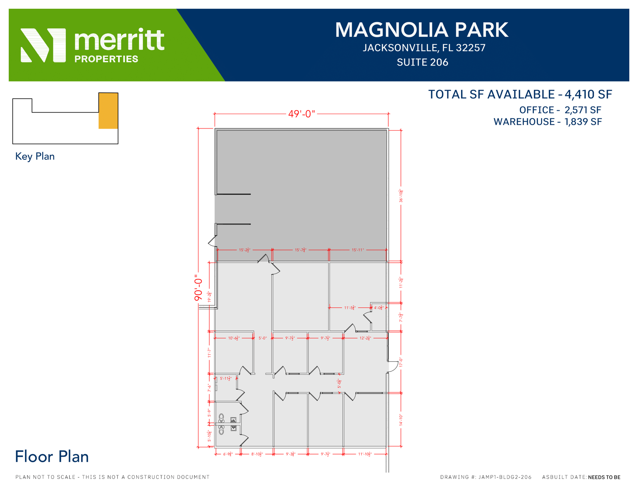 5220 Shad Rd, Jacksonville, FL for lease Floor Plan- Image 1 of 1