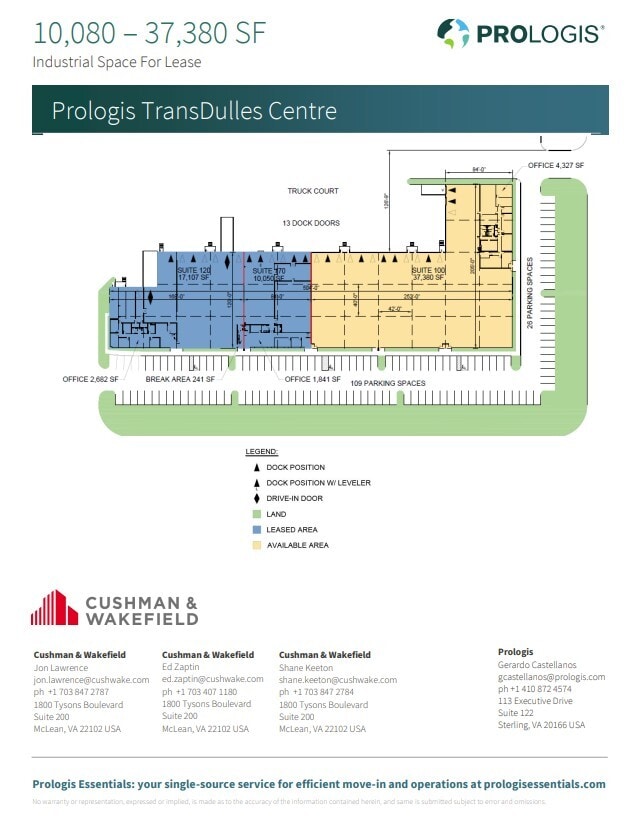 22880 Glenn Dr, Sterling, VA for lease Floor Plan- Image 1 of 1