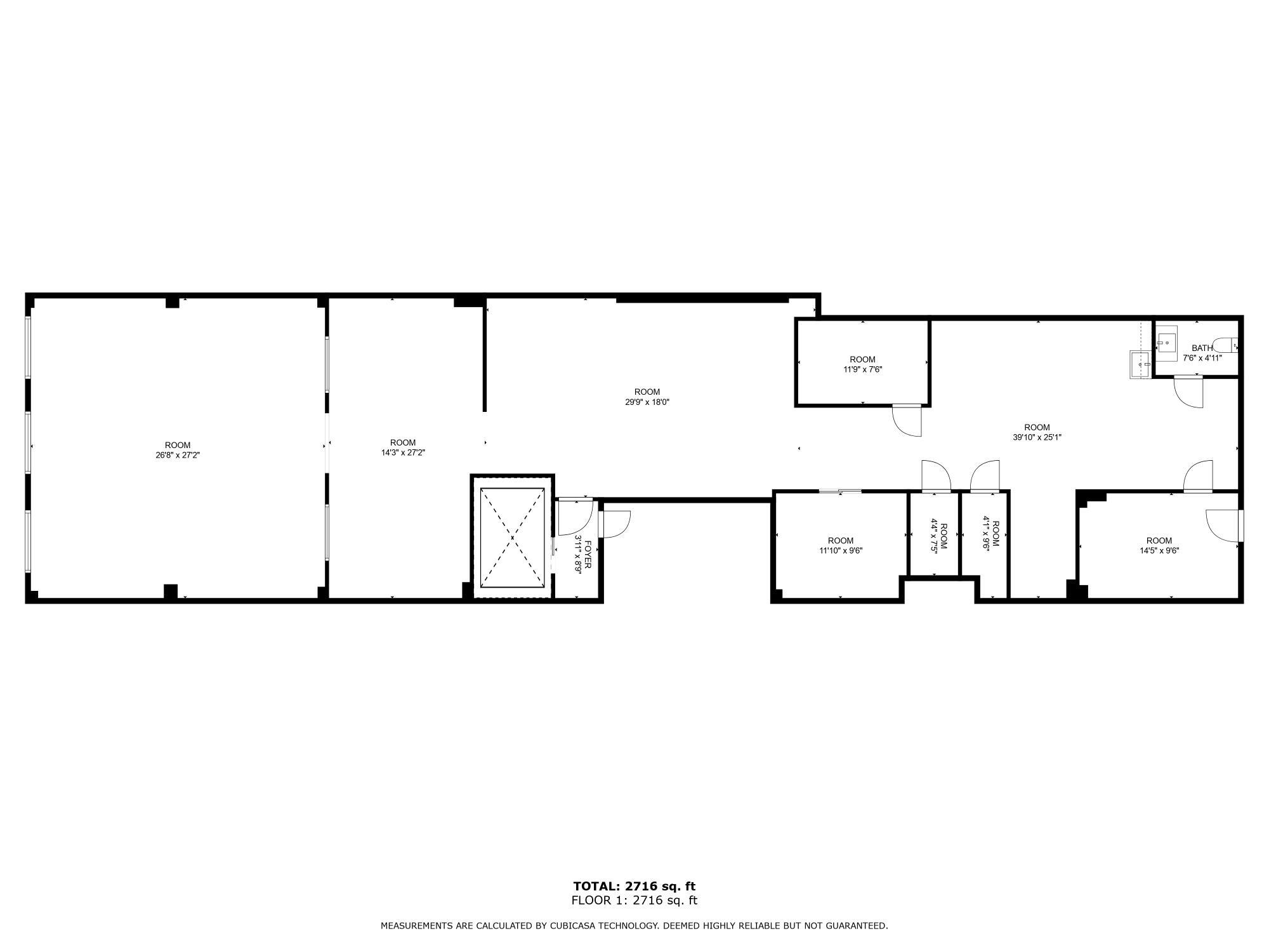 1719 Chestnut St, Philadelphia, PA for lease Floor Plan- Image 1 of 1