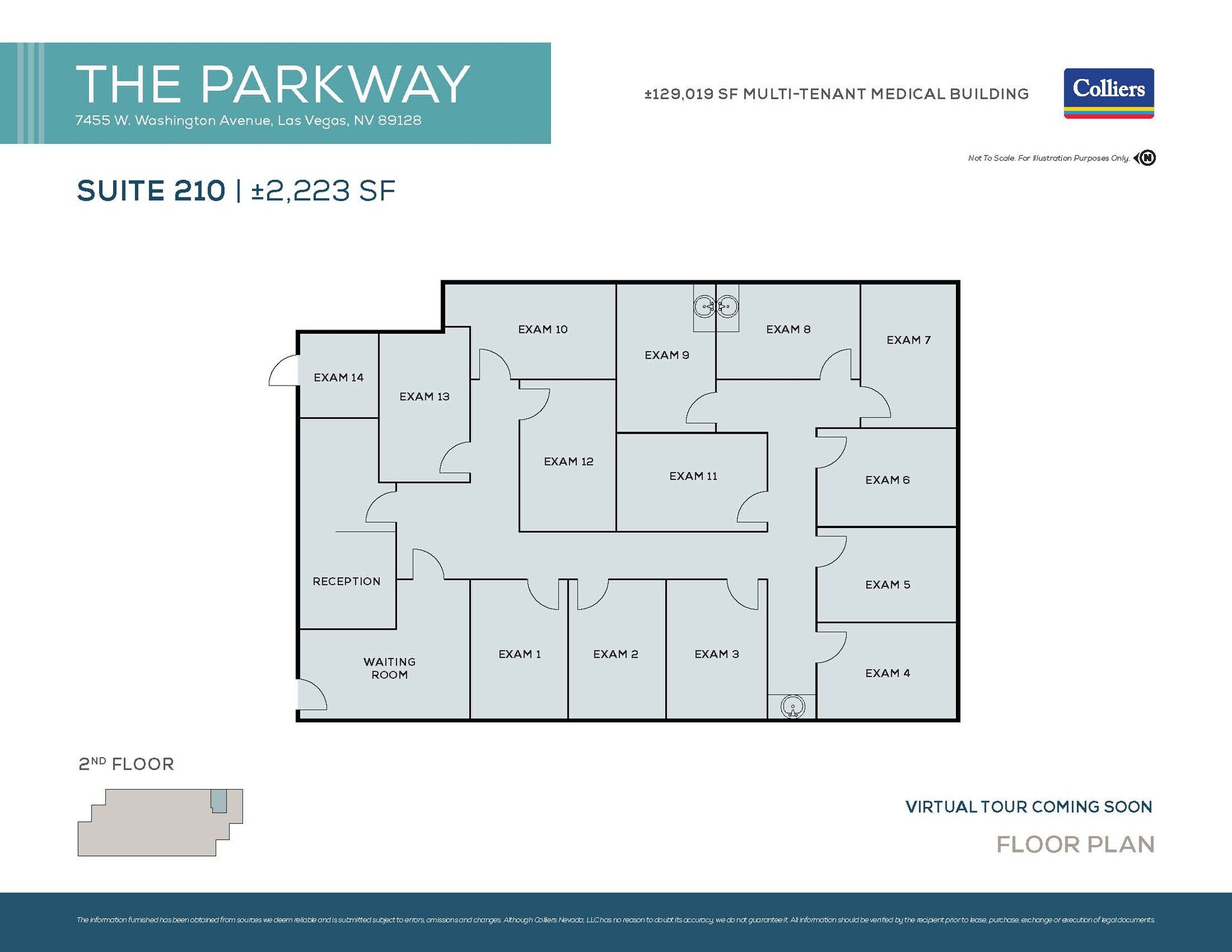 7455 W Washington Ave, Las Vegas, NV for lease Floor Plan- Image 1 of 1