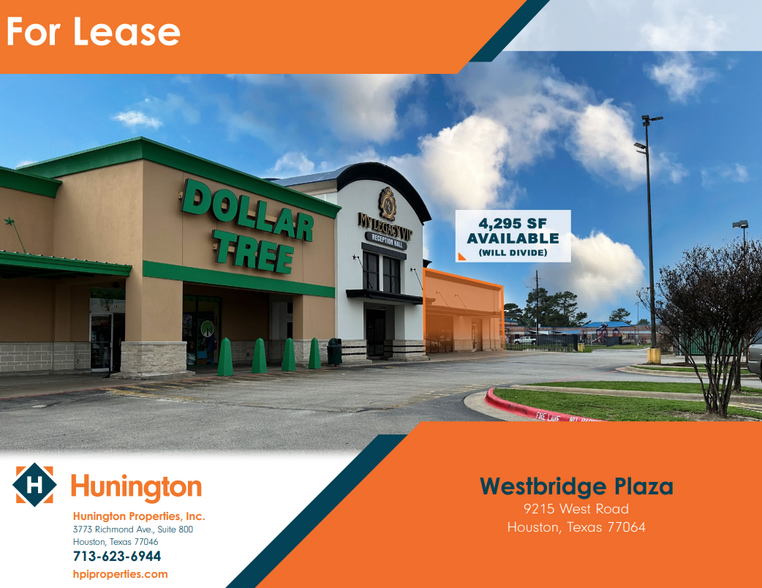 9211-9215 West Rd, Houston, TX for lease - Building Photo - Image 1 of 1