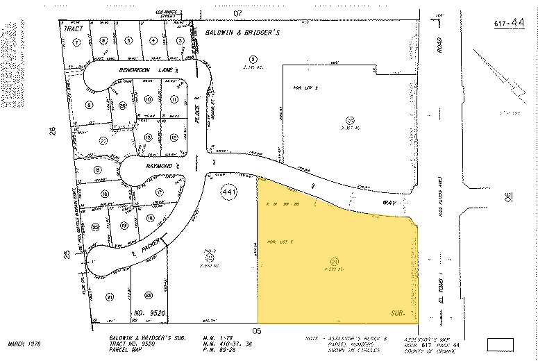 24602 Raymond Way, Lake Forest, CA for lease - Plat Map - Image 2 of 2