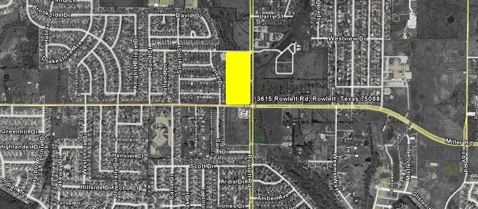 Rowlett & Miller Rd, Rowlett, TX for sale - Primary Photo - Image 1 of 1