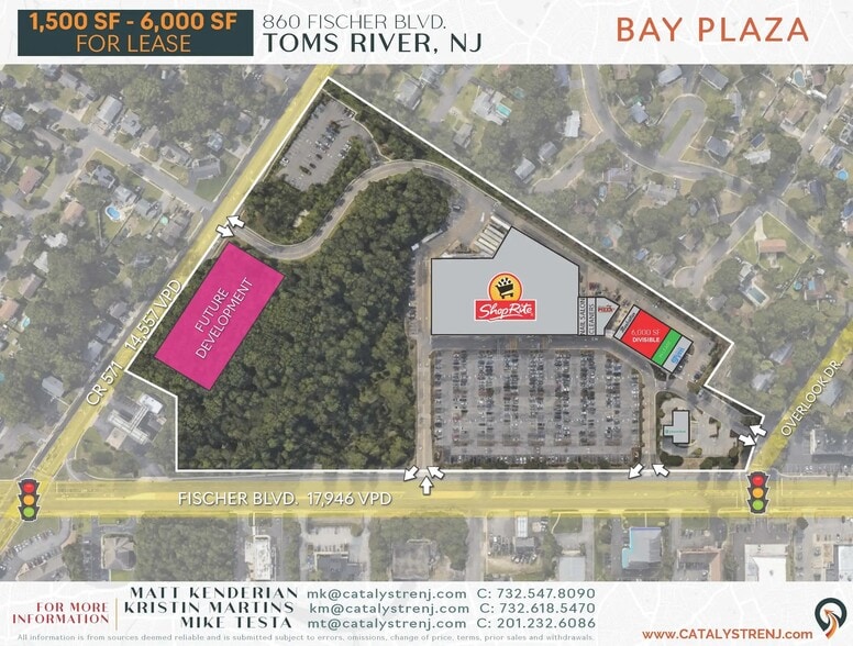 860 Fischer Blvd, Toms River, NJ for lease - Site Plan - Image 2 of 4