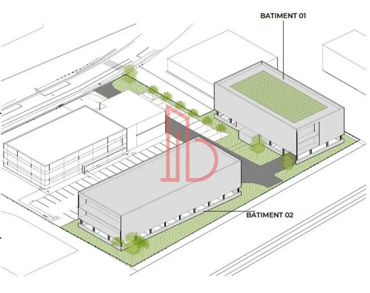 Office in Bruges for lease - Site Plan - Image 2 of 3
