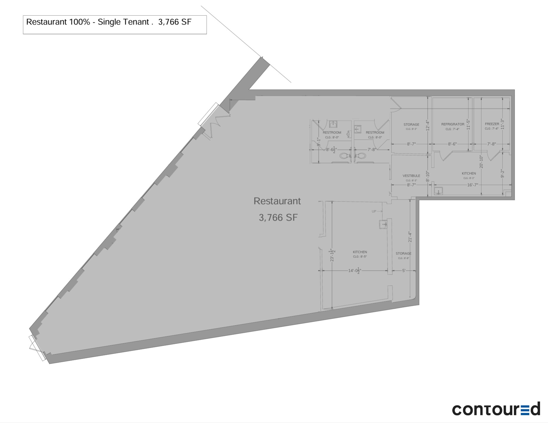3129 W Sunset Blvd, Los Angeles, CA for lease Floor Plan- Image 1 of 3