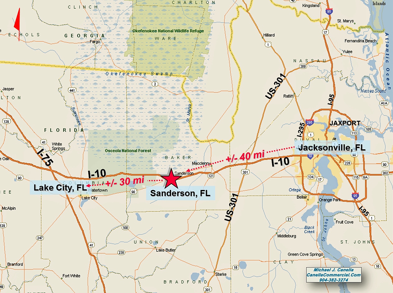 I10 & CR229, SANDERSON, FL 32040, Sanderson, FL 32040 I10 & CR 229