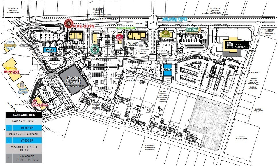NEQ I10 & Yucaipa Blvd, Yucaipa, CA 92399 Retail for Lease