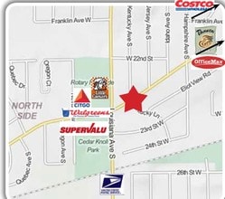 2326-2339 Louisiana Ave, Saint Louis Park, MN - AERIAL map view